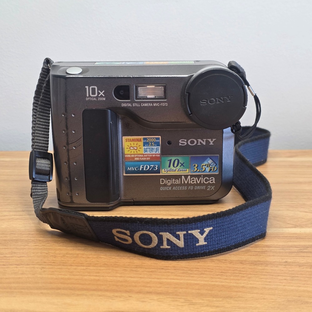 Sony‎ Mavica MVC FD73 Digital Still Camera 10x Optical Zoom Camera Untested